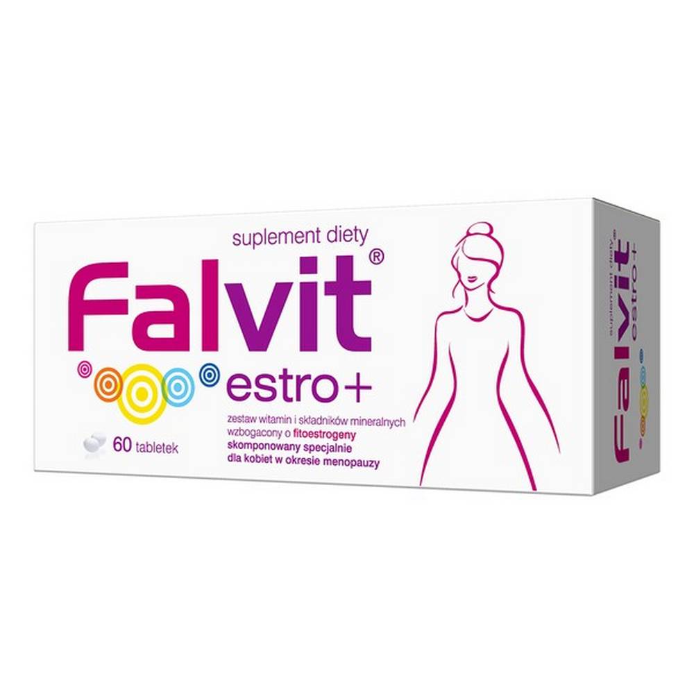 falvit estro coated tablets 60 pcs Falvit estro + - a dietary supplement enriched with phytoestrogens contained in hops extract, intended for women.