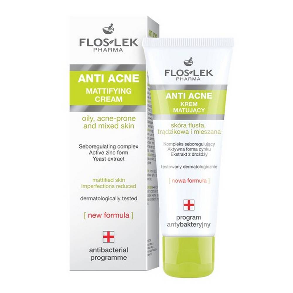 FlosLek Pharma Anti Acne, matting cream, 50 ml – Pharmacyapozona