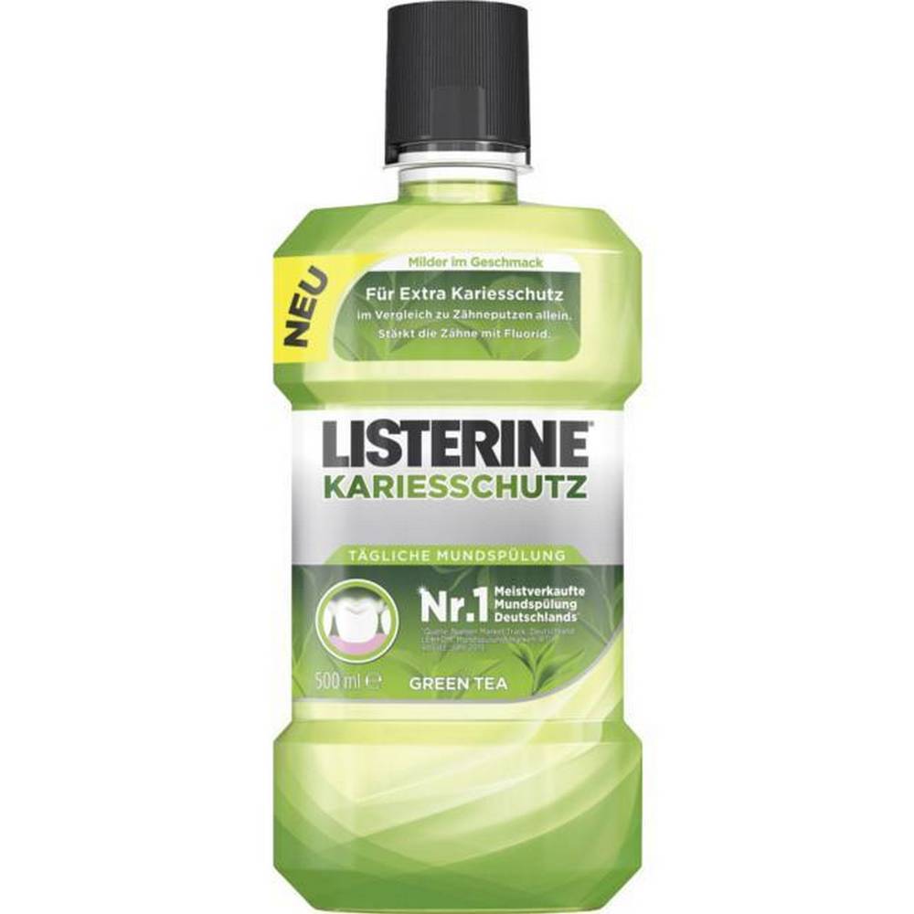 listerine caries protection mouth rinse 500 ml Effective caries protection with a milder taste.