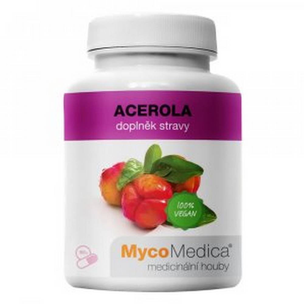 mycomedica acerola 90 gelatin capsules Acerola is a natural source of vitamin C, which contributes positively to the normal function of the immune system in the human body.