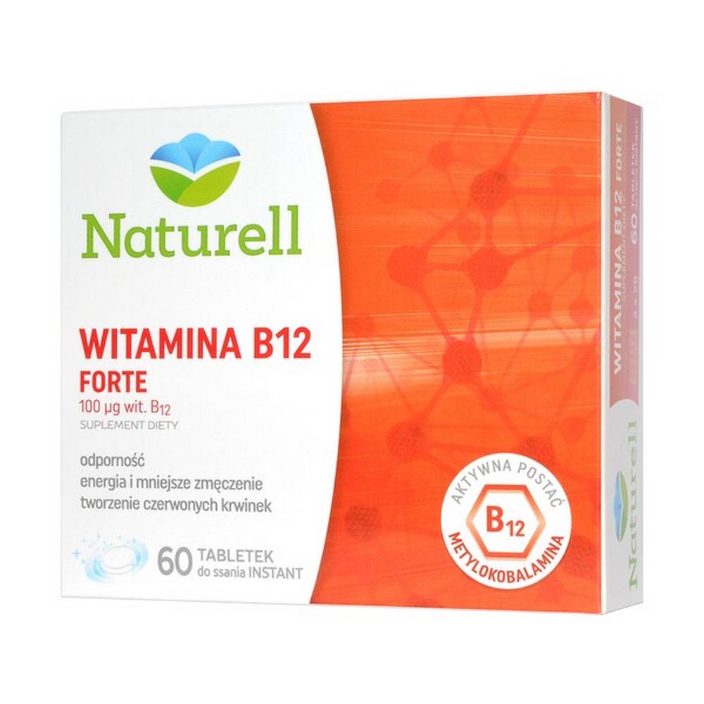 Naturell Vitamin B12 FORTE, lozenges, 60 Pharmacyapozona