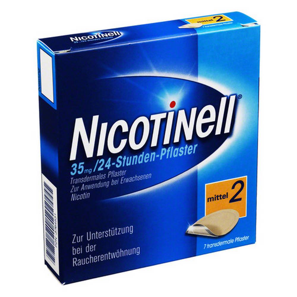 nicotinell 35 mg 24 hour patch 7 Чтобы облегчить симптомы отмены никотина, чтобы поддержать отказ от курения в случае никотиновой зависимости.