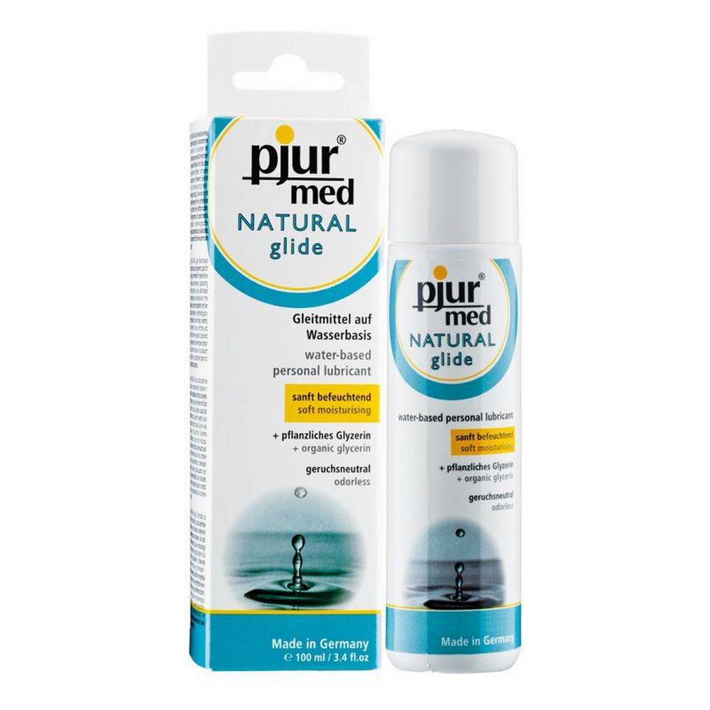 pjur med natural glide 100 ml Medical lubricant for use with natural and nature-identical ingredients.
