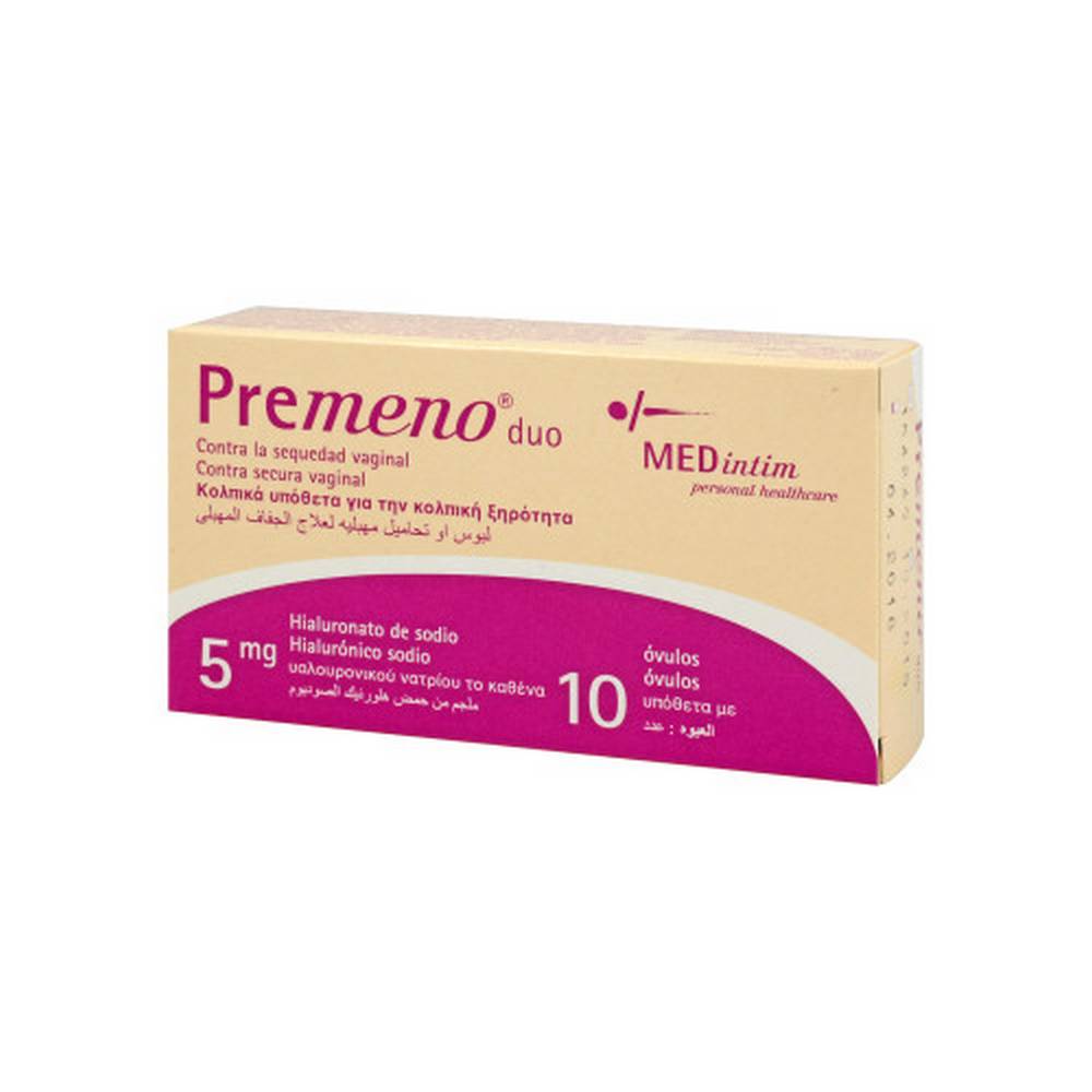 premeno duo vaginal ovula 10 Give the back of the vagina, the moisture and help quickly.