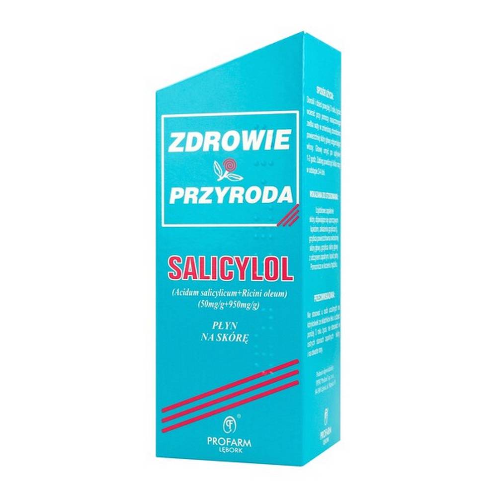 salicylol 5 liquid for use on the skin 100 g Salicylol is a medicinal product indicated for use in seborrheic dermatitis (with dandruff), fungal infections, tinea versicolor, and as an aid in acne.