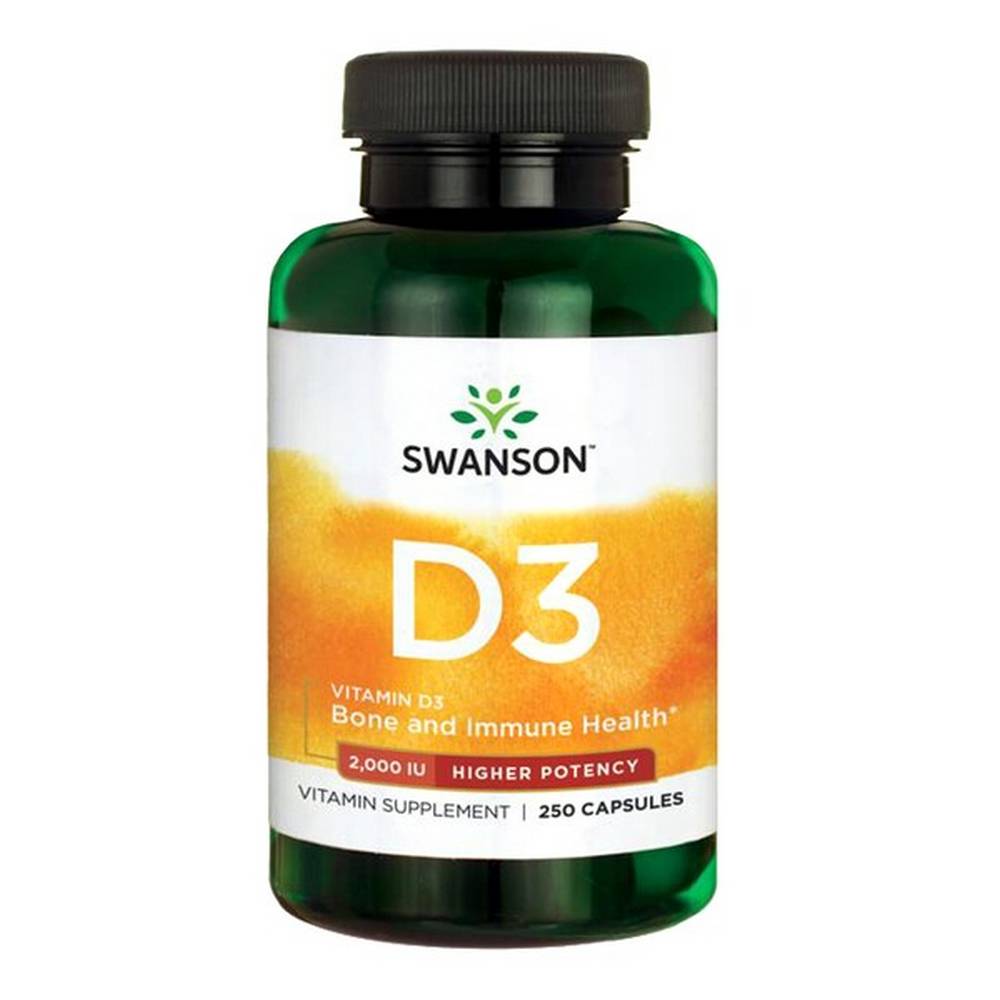 swanson vitamin d 3 2000 iu capsules 250 Vitamin D-3 2000 IU - dietary supplement for adults, not recommended for pregnant and lactating women.Do not use in case of hypersensitivity to any of the ingredients of the preparation. Do not exceed the recommended daily dose