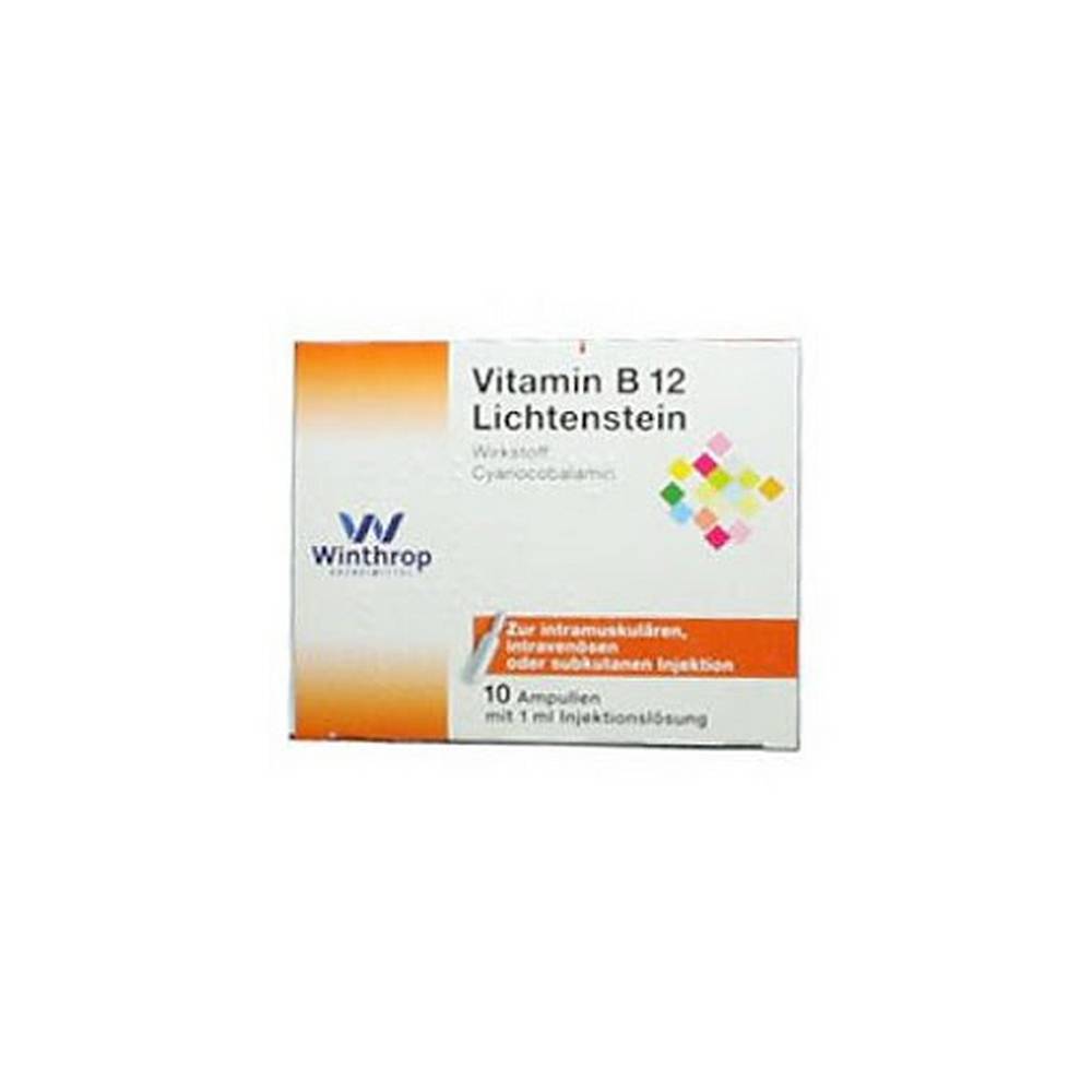 vitamin b12 1000 µg lichtenstein ampoules 10x1 ml Vitamin B12 deficiency, the diet cannot be fixed.