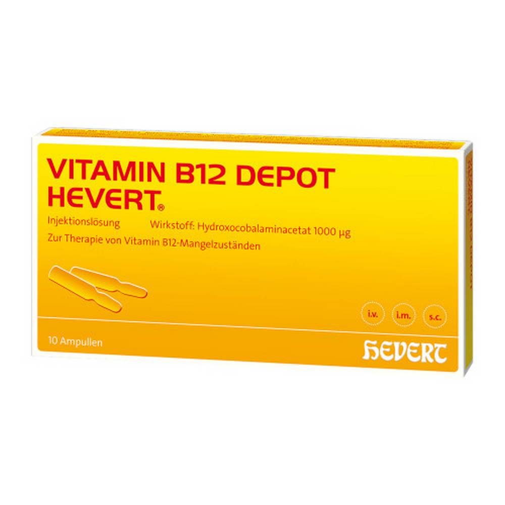 vitamin b12 depot hevert 10 Vitamin Supplement, Ampoules.