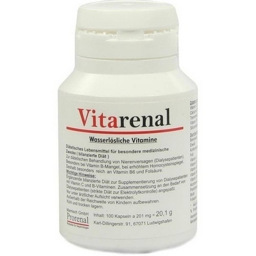vitarenal capsules dietary food 100 Диетическое питание специального медицинского назначения