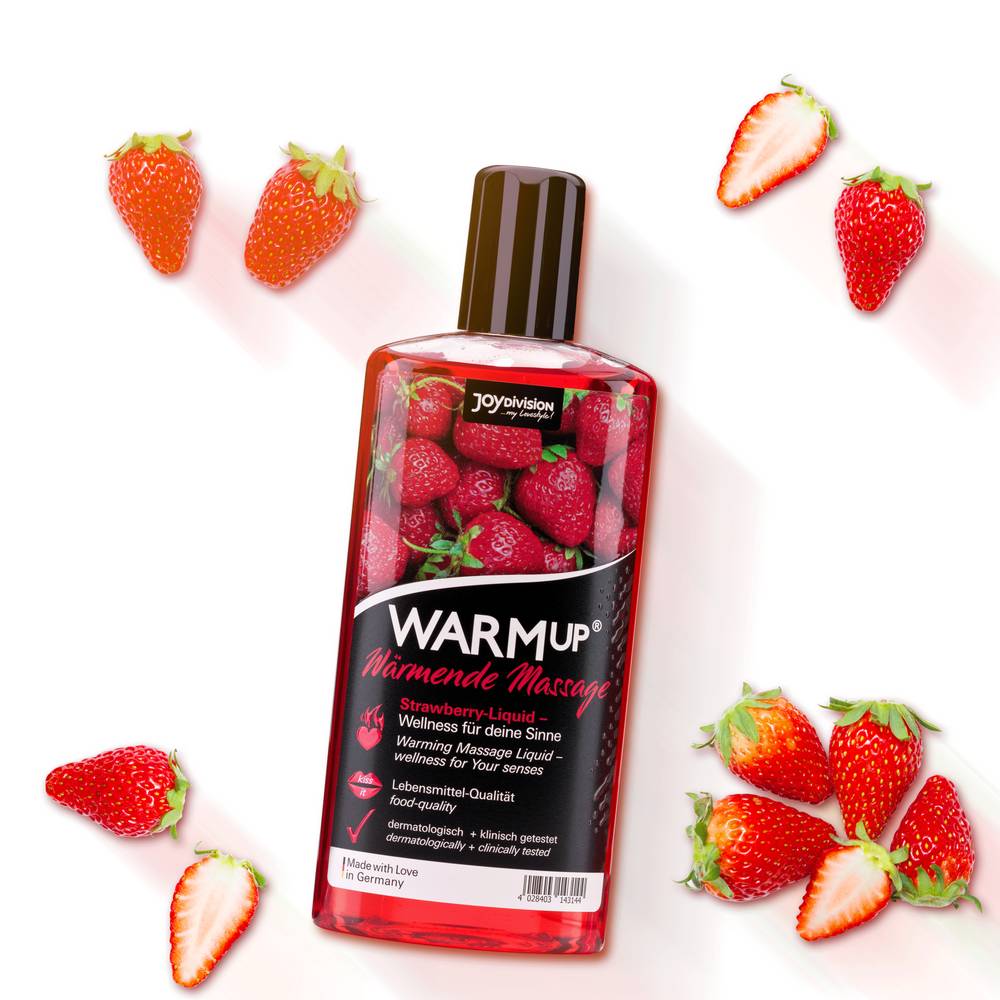 warmup strawberry massage oil 150ml One of the highest quality massage oils on the market! The oil has an excellent taste and aroma of strawberries.