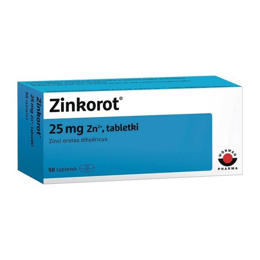Zinkorot, 25 mg Zn2 +, tablets, 50 – Pharmacyapozona