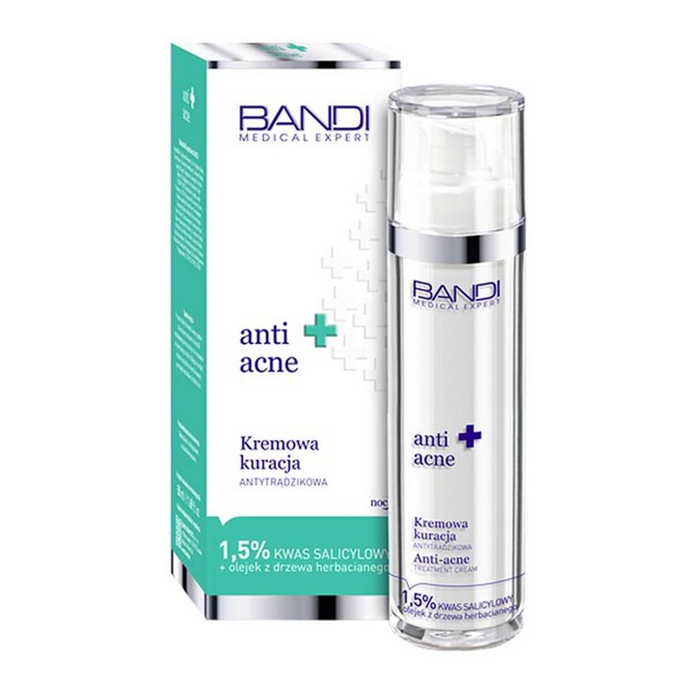 bandi medical expert anti acne a cream anti acne treatment 15 salicylic acid tea tree oil 50 ml Multi-active BB cream. Creamy anti-acne treatment.