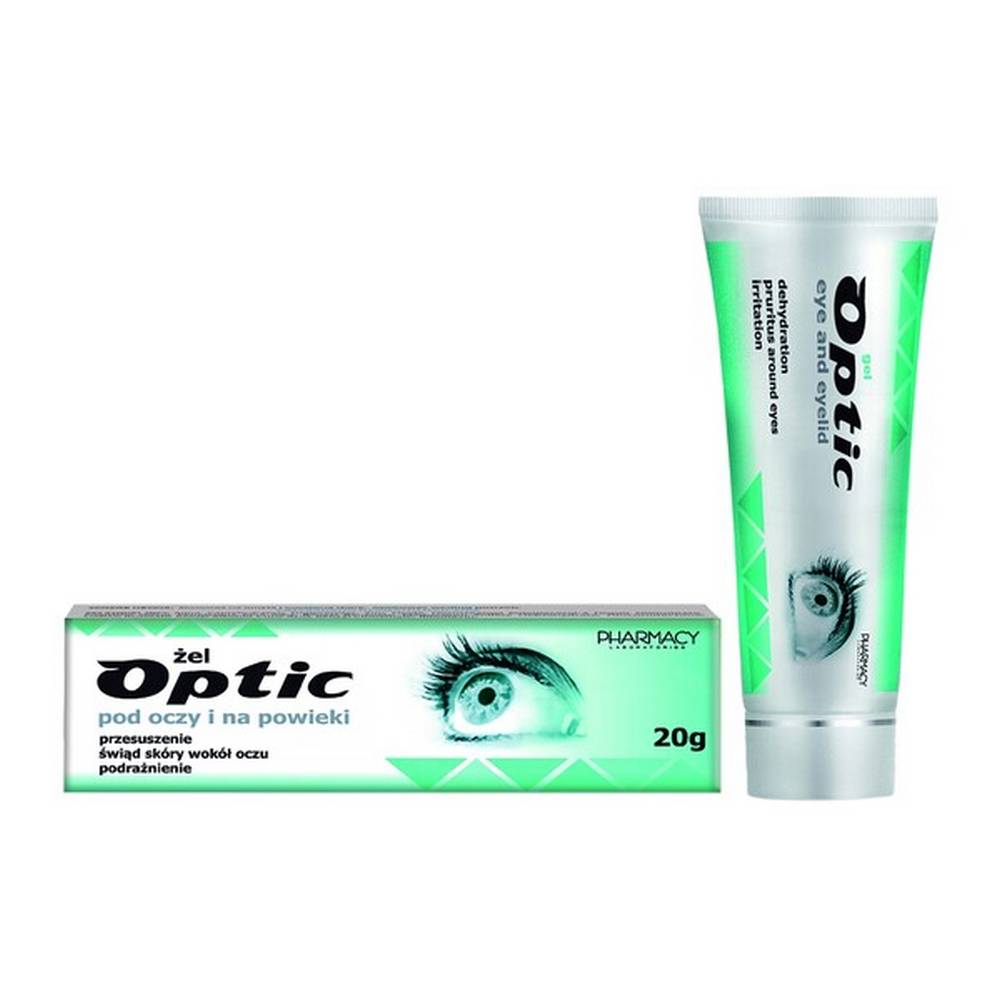 optic eye and eyelid gel 20 g Гель для глаз и век - для использования при зуде, раздражении и сухости век, при кожных проблемах (псориаз, AD, демодекоз). Средство оказывает успокаивающее и регенерирующее действие.