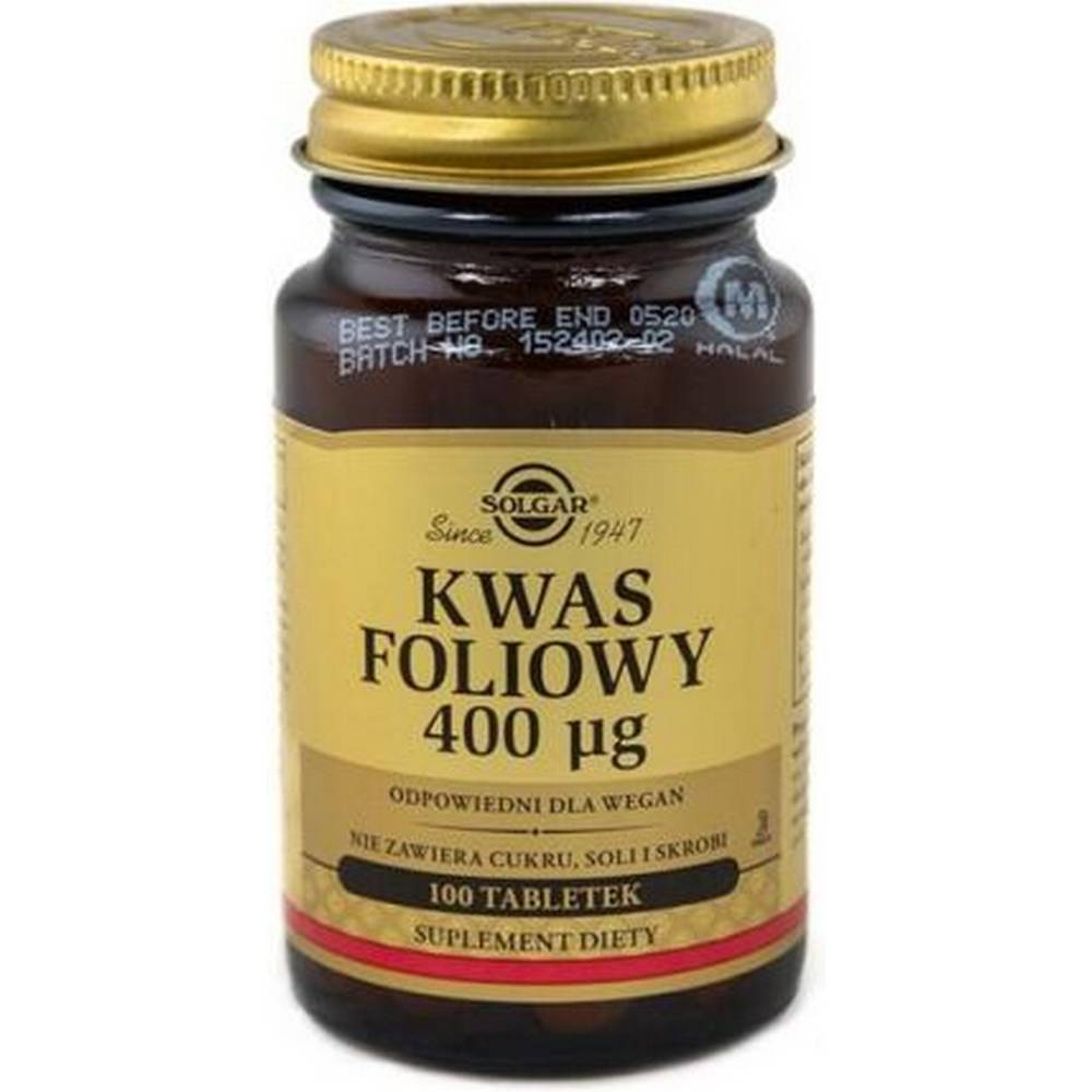 solgar folic acid 100 tablets Solgar Folic Acid - a drug for women that promotes the proper course of pregnancy