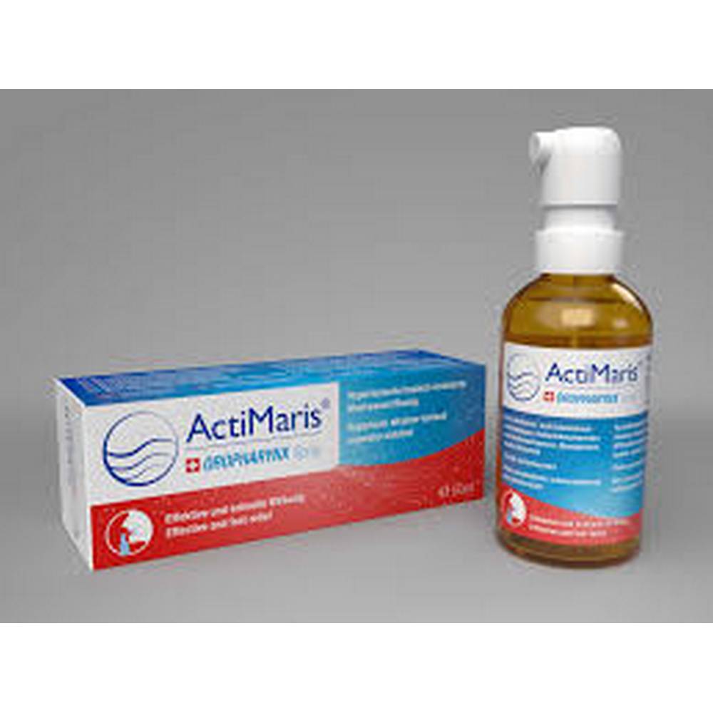 actimaris oropharynx spray 50 ml Spray ActiMaris OROPHARYNX is used for inflammation, infections and wounds of the mucous membranes of the mouth, pharynx and larynx. For accelerating healing, moisturizing and disinfecting the mucous membrane. Eliminates germs and infections. Eliminates bad breath. Suitable after surgery. 100% natural