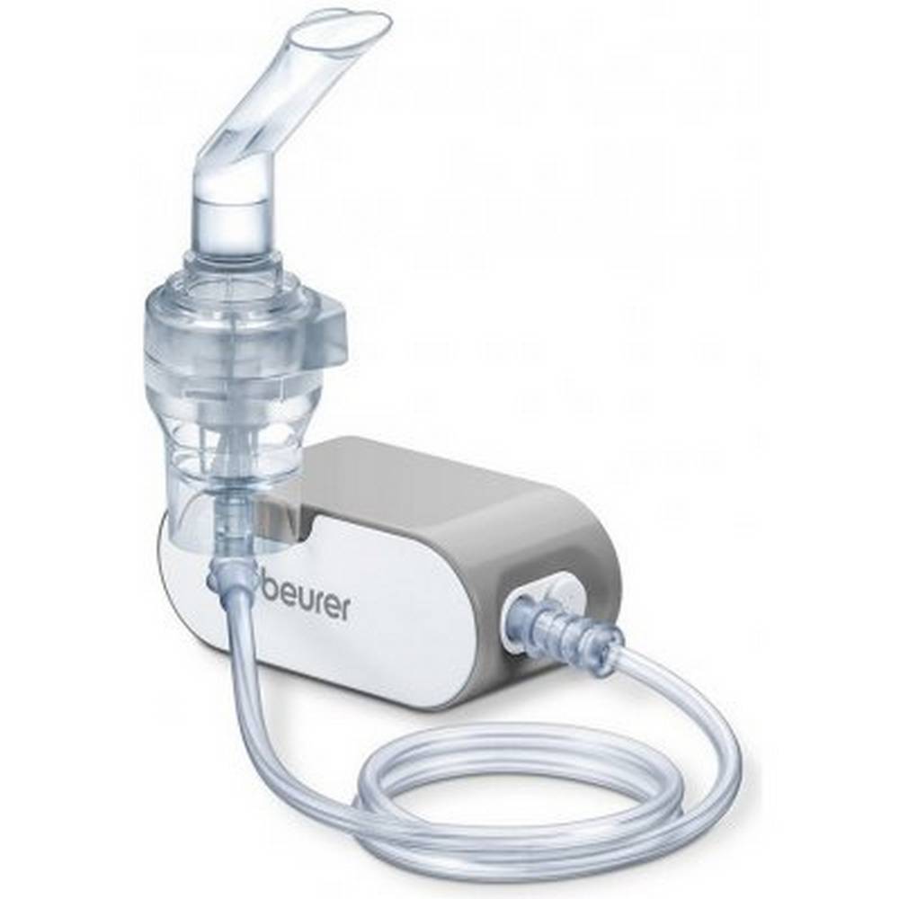 beurer ih58 The Beurer IH 58 compressor inhaler is suitable for spraying liquids and liquid medicines (aerosols) and for the treatment of the upper and lower respiratory tract. It is suitable for inhalation in the home environment.