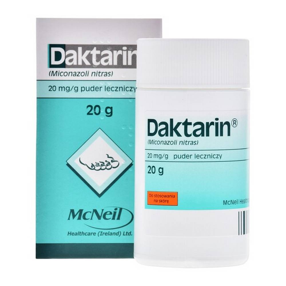 Daktarin, Healing Powder, (20 mg / g), 20 g Pharmacyapozona