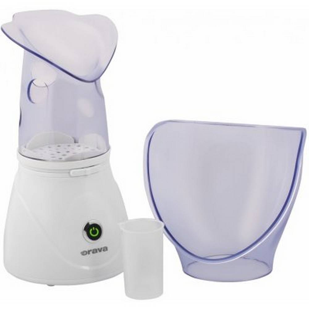 orava fi 120 Inhaler and sauna for the face ORAVA FI-120 Steam nozzle for nasal inhalation. Effective in the treatment of the upper respiratory tract and facial cavities. Moisturizes the skin and cleanses the skin naturally. Relieves fatigue and stress. Relieves muscle tension and pain.
