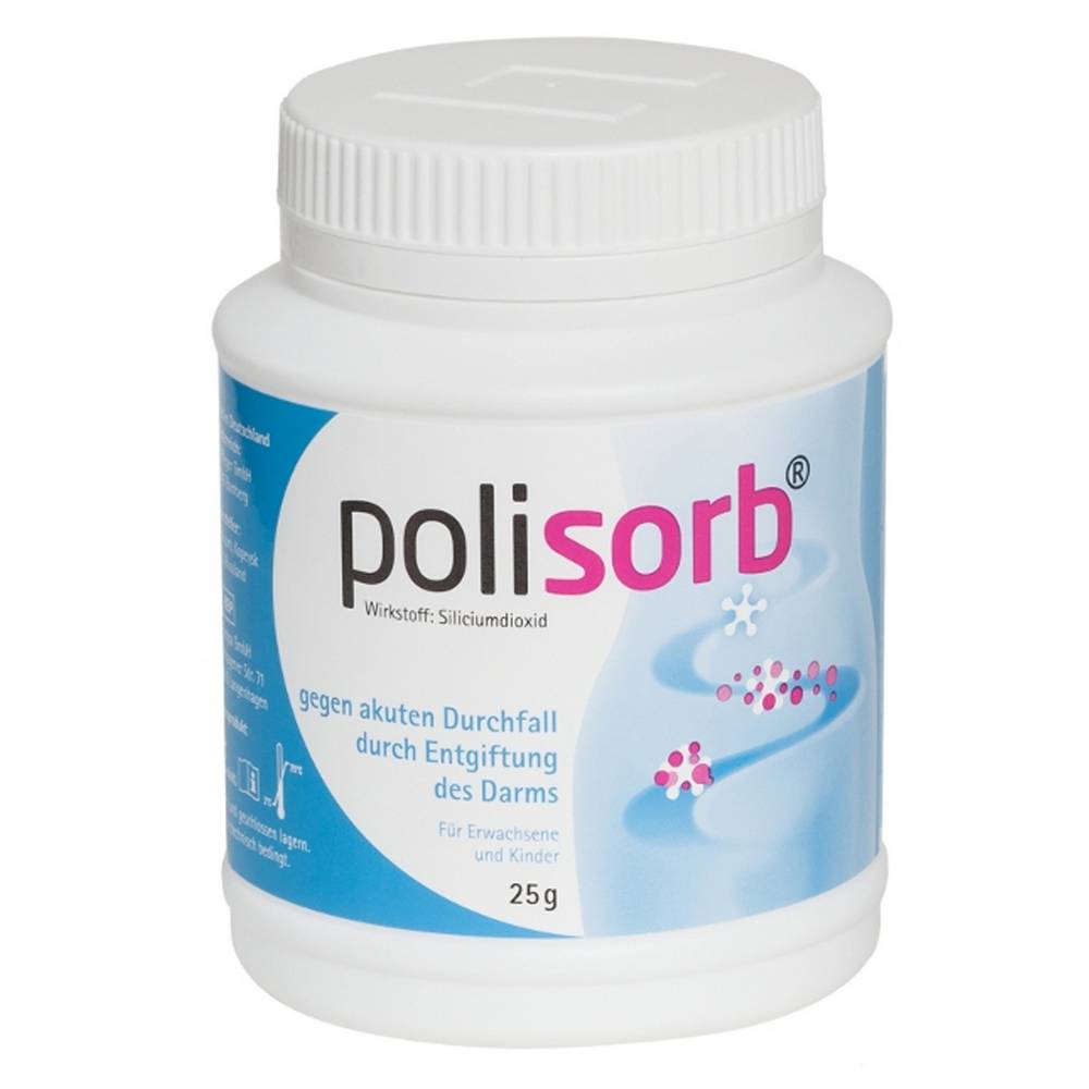 polysorb 25 g Polisorb is a multifunctional adsorbent with excellent substance-binding and detoxifying properties.