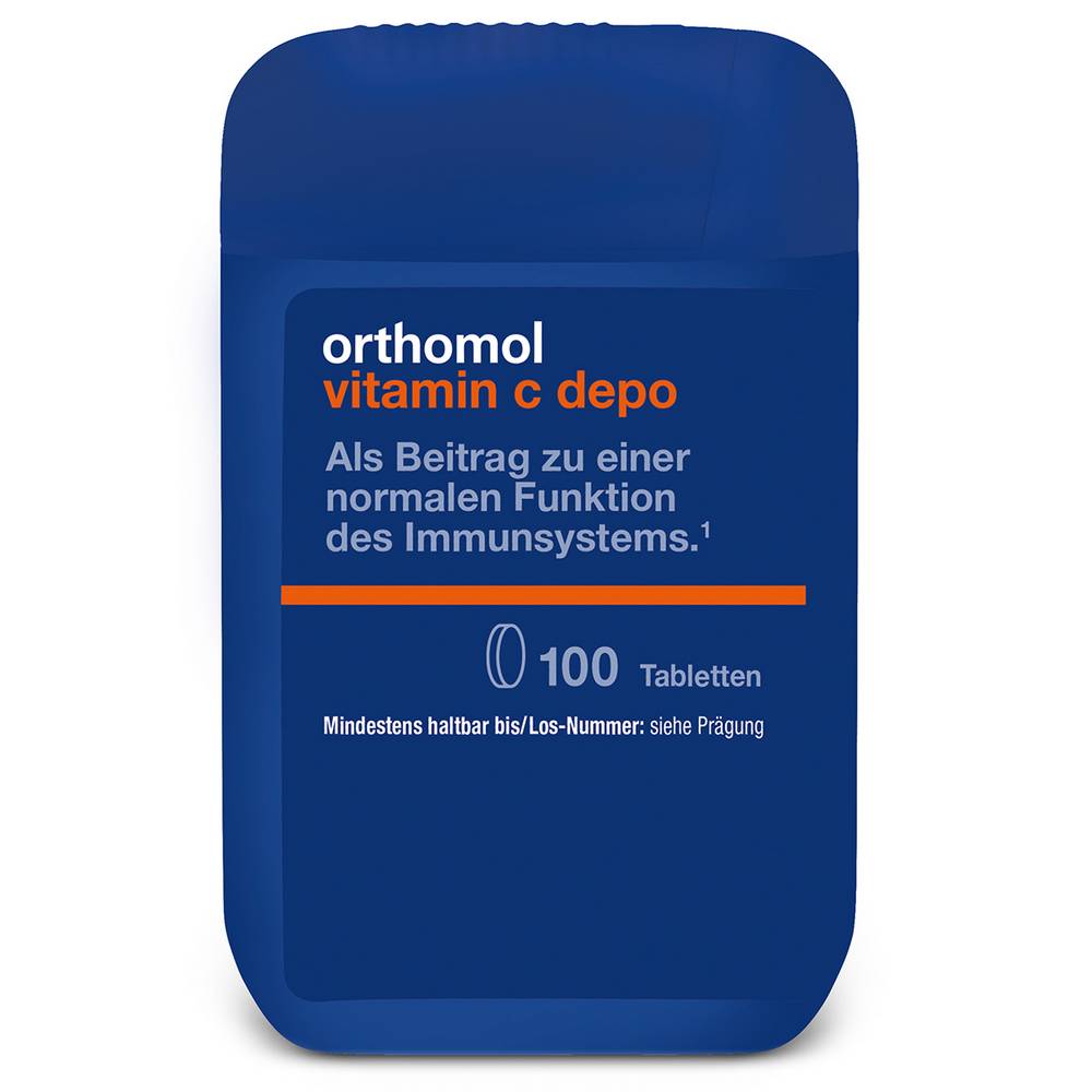 vitamin c orthomol depo 100 With vitamin C.