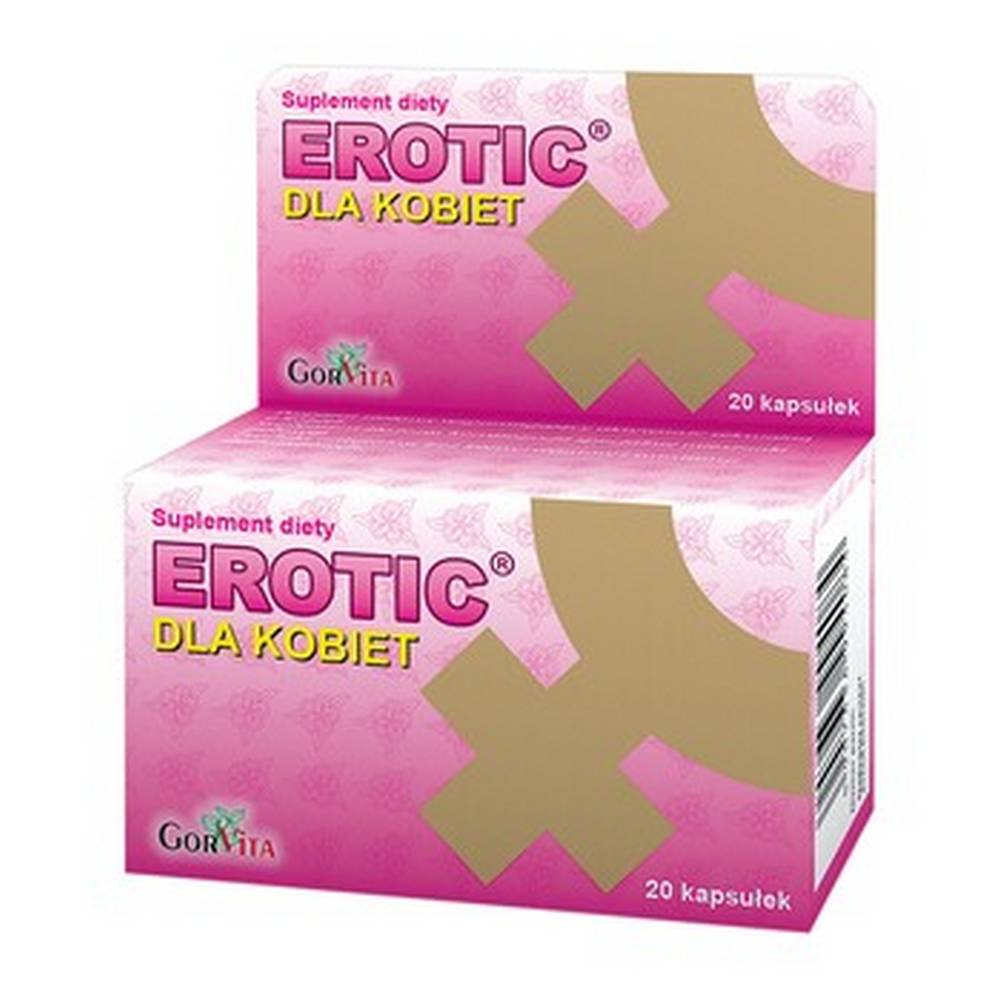 erotica-20 Erotica for Women is a food supplement containing a mixture of herbs that supports sexual activity in women. Adult product.
