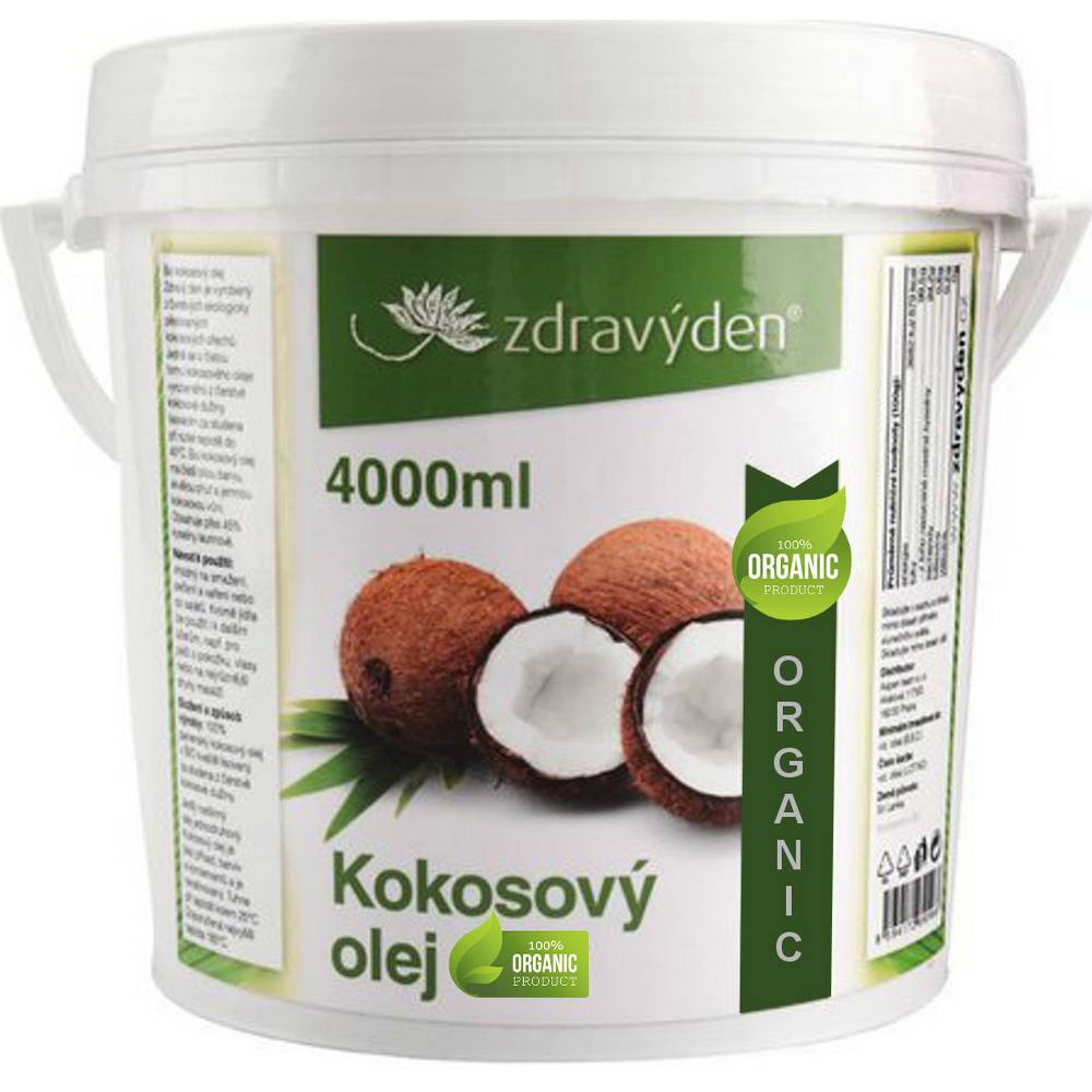 Coconut oil BIO, 4000ml Pharmacyapozona