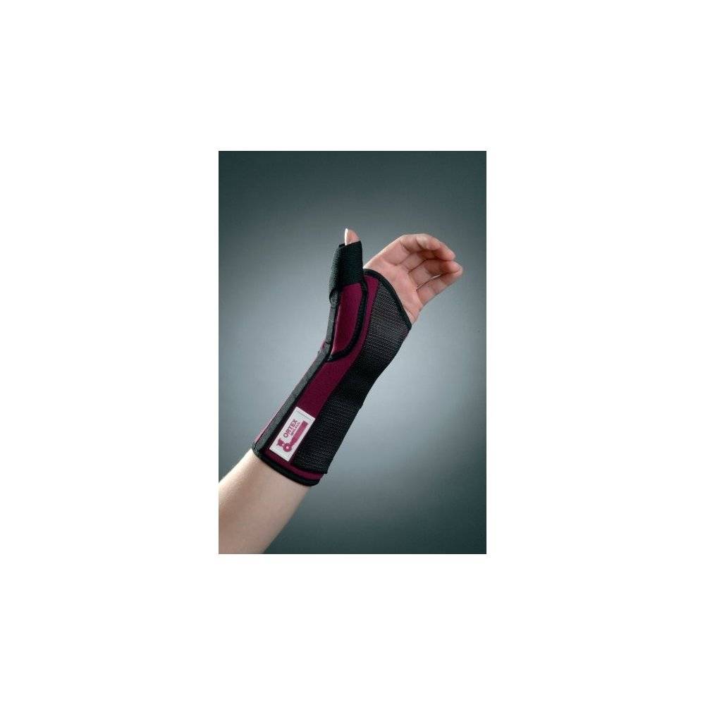 ortex wrist brace and thumb fixation with dalha Medical bandages and orthoses