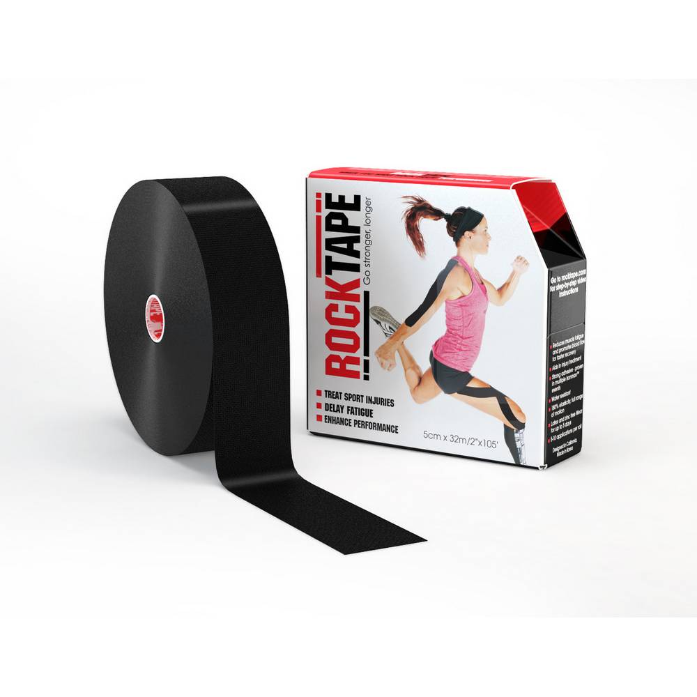 rocktape bulk kinesiological tape black 32m Охлаждающие повязки