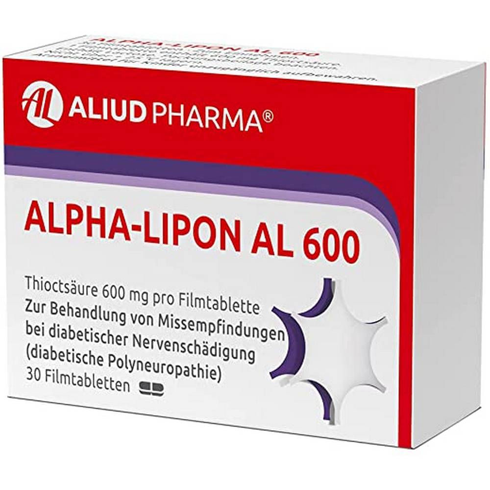 alpha lipon al 600 film coated tablets 30 Diabetes medication