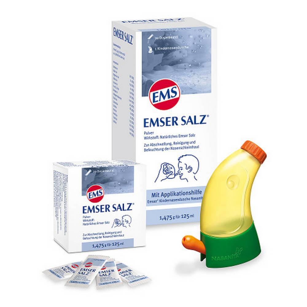 emser salt 1475 g combination with nasanita nasendujunior 1 Nasal rinsing salts