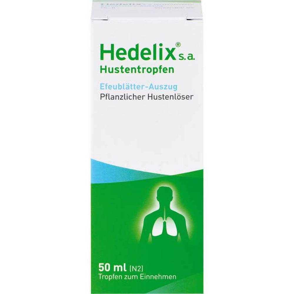 hedelix see also drops for oral use 50 Expectorant