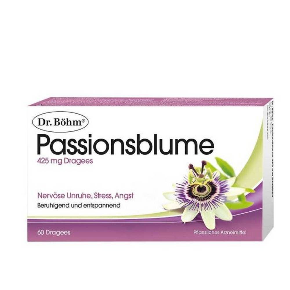 Passion flower 425 mg coated tablets, 60 Pharmacyapozona